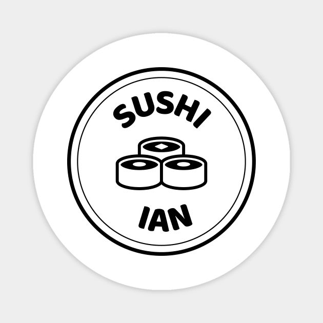 Sushi Ian (dark) Magnet by mikevotava